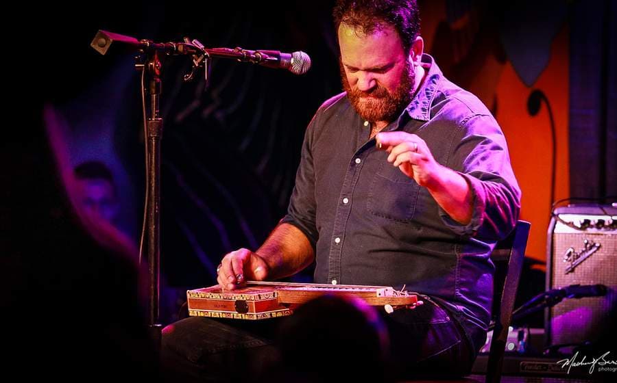 Musician performing